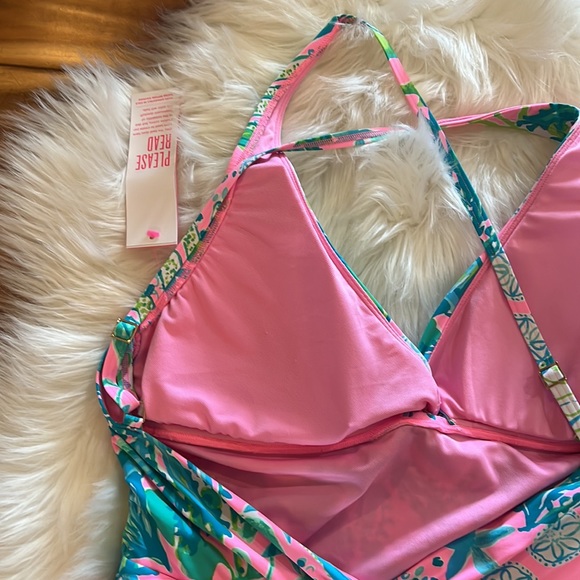 Lilly Pulitzer Malvie One Piece Swimsuit Size 14 NWT - Picture 7 of 10